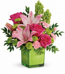 <b>In Love With Lime Bouquet</b> from Scott's House of Flowers in Lawton, OK